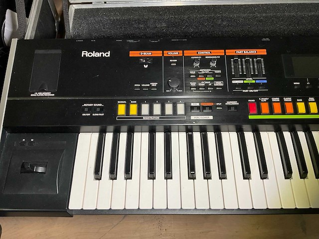 Roland jupiter-50 synthesizer keyboard - afbeelding 2 van  6