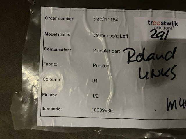 Roland links hoekbank - afbeelding 5 van  6