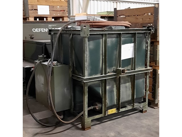 Rolbezem met tank en diverse onderdelen, nido, hf-25-ds, 1987 - afbeelding 5 van  20