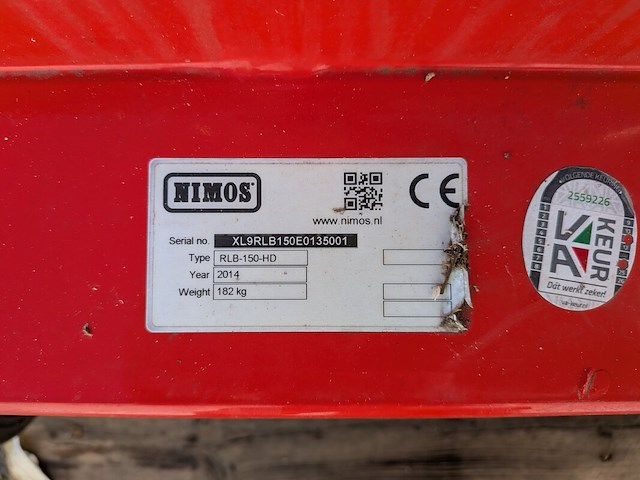 Rolbezem, nimos, rlb-150-hd, 2014 - afbeelding 7 van  15