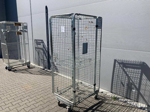 Rolcontainer 62x82x160cm anti diefstal - afbeelding 2 van  3