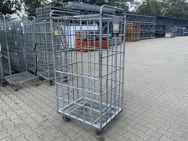 Rolcontainer 830x650x1700mm (3x) - afbeelding 1 van  1