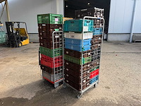 Rolcontainer met kratten (2x) - afbeelding 1 van  6