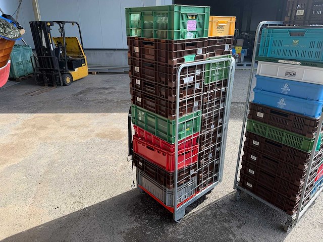 Rolcontainer met kratten (2x) - afbeelding 4 van  6