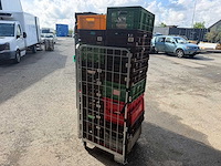 Rolcontainer met kratten (2x) - afbeelding 5 van  6