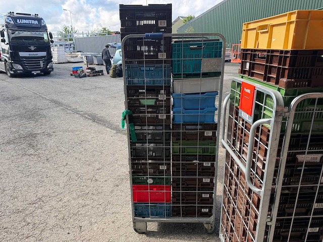 Rolcontainer met kratten (2x) - afbeelding 6 van  6
