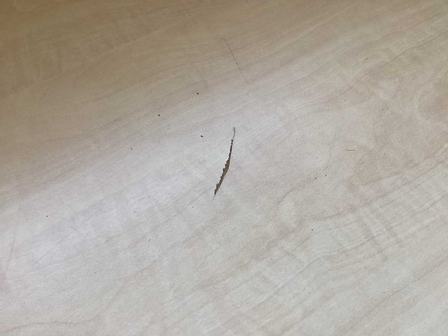 Roldeurkast 120 cm , zwart / beuken - afbeelding 4 van  5