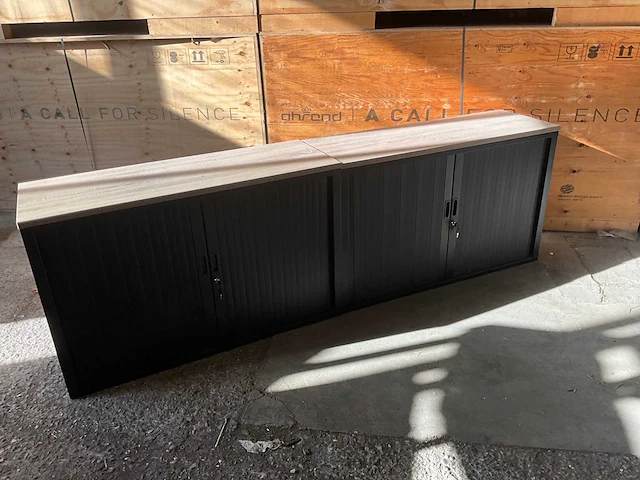 Roldeurkast 120x43x75cm (2x) - afbeelding 1 van  5