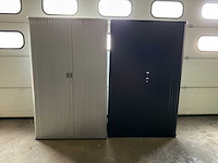 Roldeurkast 120x50x195cm (2x) - afbeelding 1 van  4