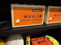Roldeurkast met bhv en pbm materialen, zwart - afbeelding 4 van  9