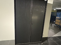 Roldeurkast met bhv en pbm materialen, zwart - afbeelding 6 van  9