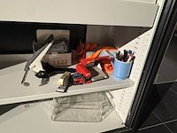 Roldeurkast met bhv en pbm materialen, zwart - afbeelding 8 van  9