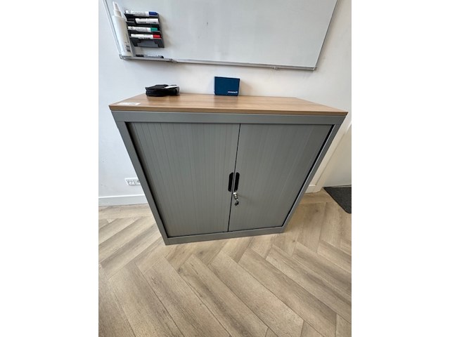 Roldeurkast, zilvergrijs - afbeelding 1 van  3