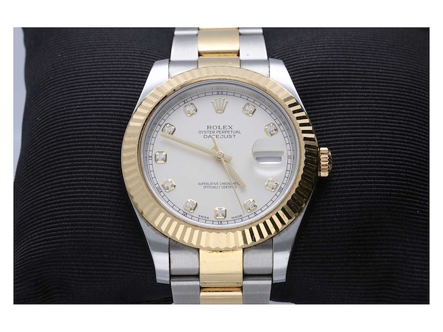 Rolex - oyster perpetual datejust 116333 - polshorloge - afbeelding 2 van  9