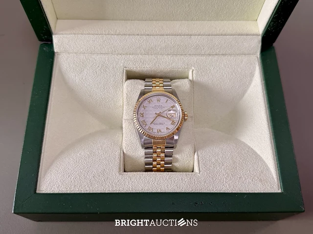 Rolex datejust - 16233 - pyramid dial - 1989 - afbeelding 13 van  17