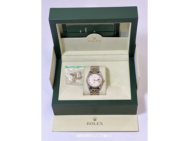 Rolex datejust - 16233 - pyramid dial - 1989 - afbeelding 15 van  17