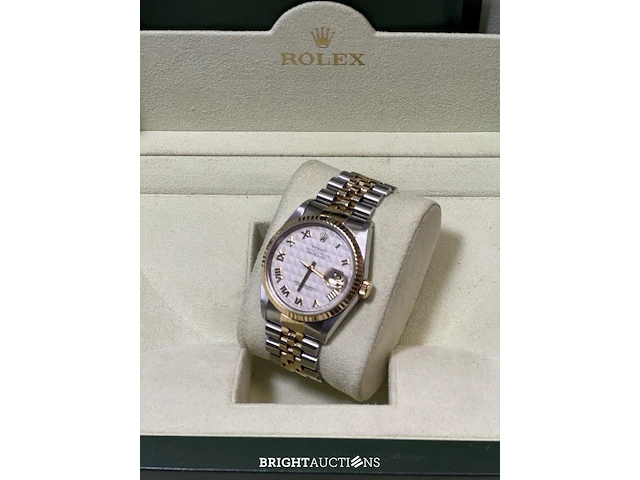 Rolex datejust - 16233 - pyramid dial - 1989 - afbeelding 17 van  17