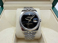 Rolex datejust 116200 | black dial | jubilee | 2017