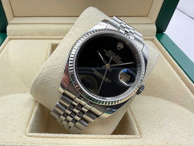 Rolex datejust 116200 | black dial | jubilee | 2017 - afbeelding 1 van  2