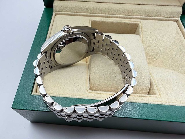 Rolex datejust 116200 | black dial | jubilee | 2017 - afbeelding 6 van  12