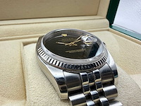 Rolex datejust 116200 | black dial | jubilee | 2017 - afbeelding 9 van  12
