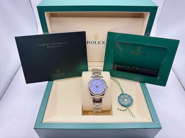 Rolex datejust 31 | 277200 | lavender dial | unworn - afbeelding 4 van  12