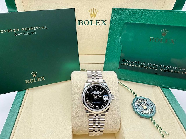Rolex datejust 31 278240 | black roman dial | jubilee | unworn | 2026 - afbeelding 1 van  12