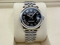 Rolex datejust 31 278240 | black roman dial | jubilee | unworn | 2026 - afbeelding 8 van  12