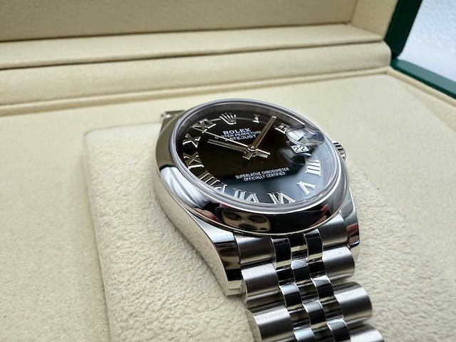 Rolex datejust 31 278240 | black roman dial | jubilee | unworn | 2026 - afbeelding 5 van  12