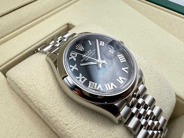 Rolex datejust 31 278240 | black roman dial | jubilee | unworn | 2026 - afbeelding 6 van  12