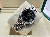 Rolex datejust 31 278240 | black roman dial | jubilee | unworn | 2026 - afbeelding 4 van  6