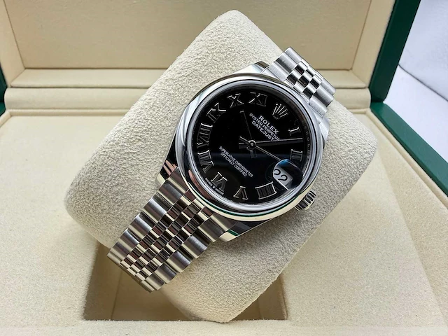 Rolex datejust 31 278240 | black roman dial | jubilee | unworn | 2026 - afbeelding 6 van  12