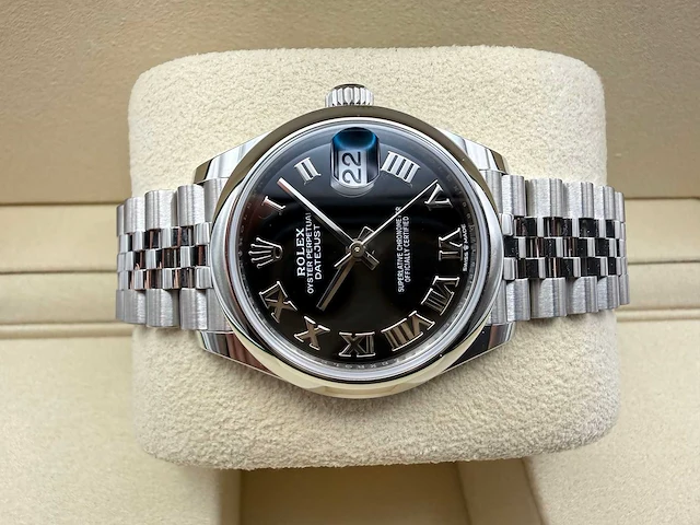 Rolex datejust 31 278240 | black roman dial | jubilee | unworn | 2026 - afbeelding 7 van  12