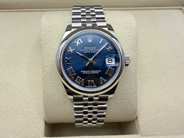 Rolex datejust 31 278240 | blue roman dial | jubilee | 2026 | unworn - afbeelding 1 van  1
