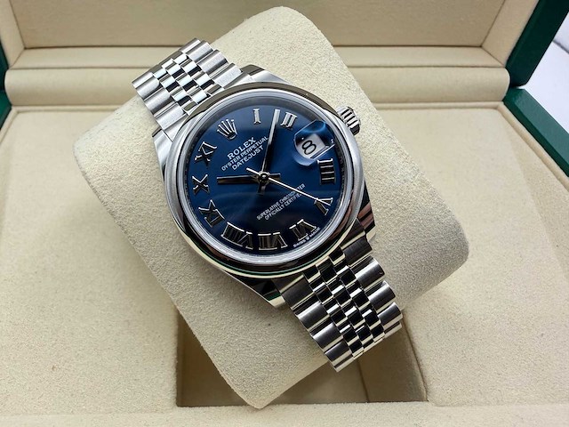 Rolex datejust 31 278240 | blue roman | jubilee | - afbeelding 1 van  12
