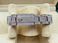 Rolex datejust 31 | 278240 | full "iced" out with natural diamonds | roman dial - afbeelding 8 van  12