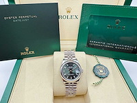 Rolex datejust 31 278240 | mint green | jubilee | unworn | 2026 - afbeelding 3 van  12