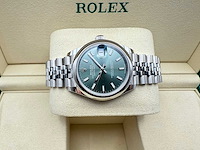 Rolex datejust 31 278240 | mint green | jubilee | unworn | 2026 - afbeelding 7 van  12