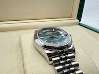 Rolex datejust 31 278240 | mint green | jubilee | unworn | 2026 - afbeelding 10 van  12