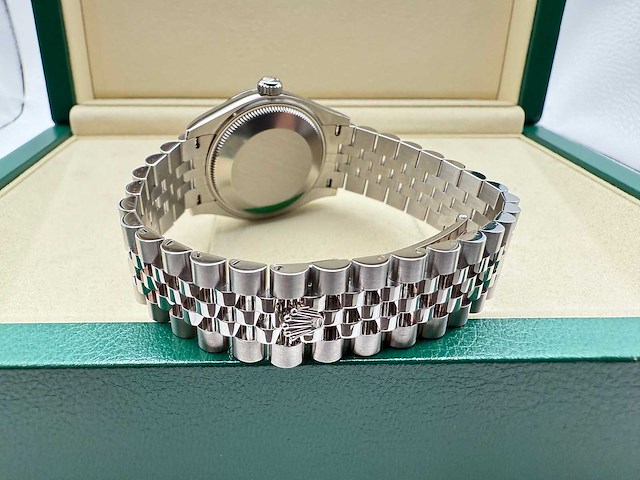 Rolex datejust 31 278240 | mint green | jubilee | unworn | 2026 - afbeelding 12 van  12
