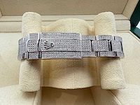 Rolex datejust 31 278240 | steel oyster iced out natural diamonds | arabic dial | 2023 - afbeelding 9 van  12