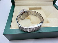 Rolex datejust 31 278240 | steel oyster iced out natural diamonds | roman dial | 2023 - afbeelding 1 van  2