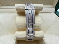 Rolex datejust 31 278240 | steel oyster iced out natural diamonds | roman dial | 2023 - afbeelding 9 van  12