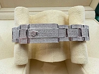 Rolex datejust 31 278240 | steel oyster iced out natural diamonds | roman dial | 2023 - afbeelding 8 van  12