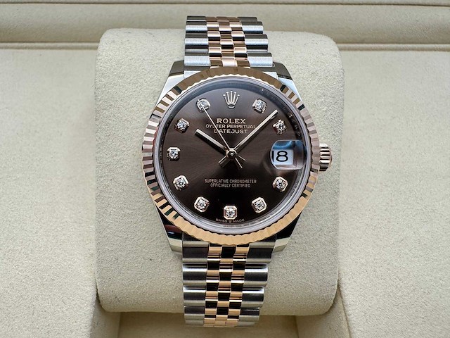 Rolex datejust 31 278271 | chocolate diamond dial | jubilee | 2026 | unworn - afbeelding 1 van  10