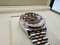 Rolex datejust 31 278271 | chocolate diamond dial | jubilee | 2026 | unworn - afbeelding 9 van  10