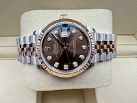 Rolex datejust 31 278271 | chocolate diamond dial | jubilee | 2026 | unworn - afbeelding 5 van  10