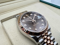 Rolex datejust 31 278271 | chocolate diamond dial | jubilee | 2026 | unworn - afbeelding 7 van  10