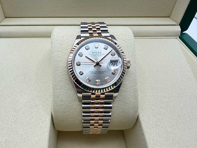 Rolex datejust 31 278271 | silver diamond dot | jubilee | unworn | 2026 - afbeelding 1 van  11