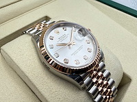 Rolex datejust 31 278271 | silver diamond dot | jubilee | unworn | 2026 - afbeelding 9 van  11